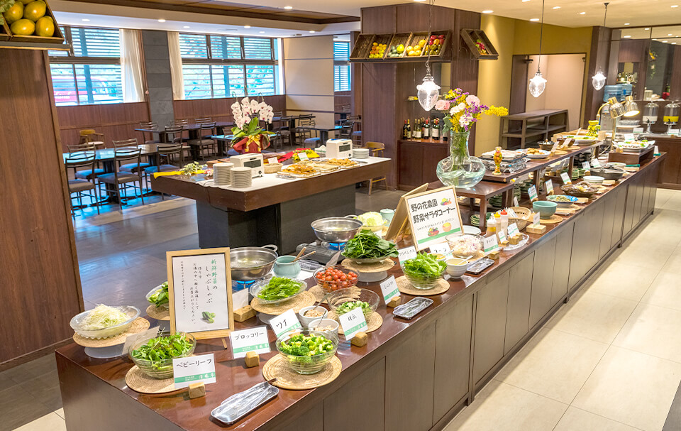 こだわりぬいた絶品朝食バイキング