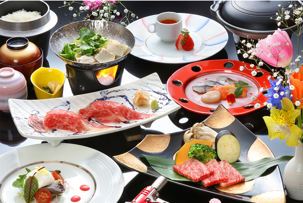 当館人気No.1の佐賀牛会席